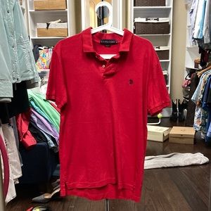 US Polo Assn. Small Red Polo Shirt Mens